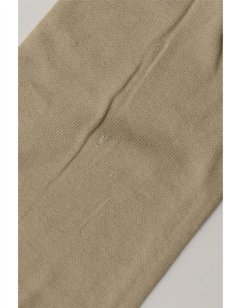 MASSIMO DUTTI Mens Crew Neck Jumper Sweater Large Beige Cotton Vintage Massimo Dutti and Second-Hand Massimo Dutti from Messina Hembry 