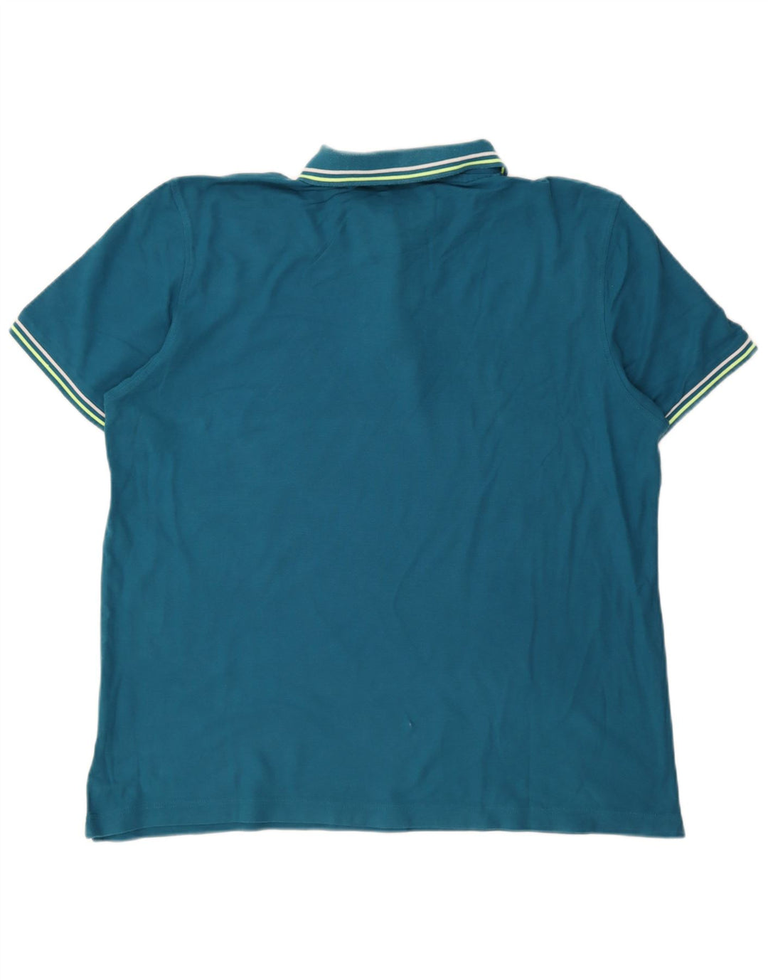 Lotto Mens Polo Shirt XL Blue Cotton