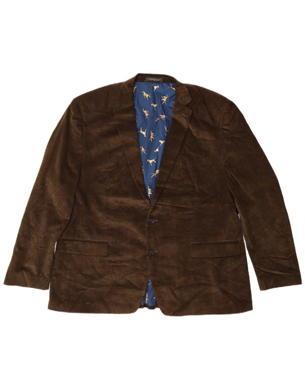 RALPH LAUREN Mens Regular Fit 2 Button Blazer Jacket UK 48 4XL Khaki