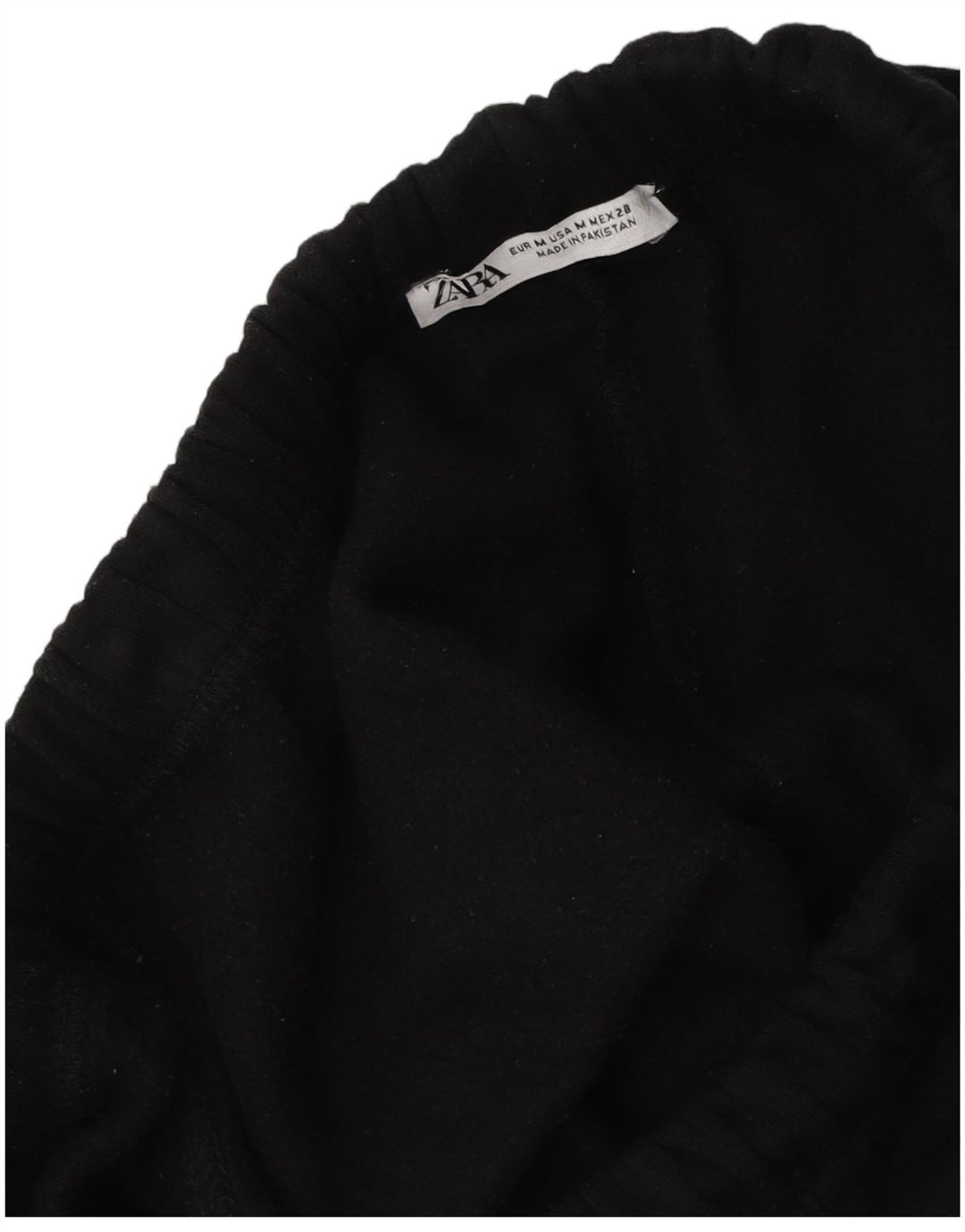 Zara Womens Loose Fit Cargo Tracksuit Trousers UK 12 Medium  Black