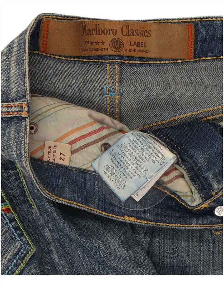 Marlboro Classics Womens Capri Jeans W27 L22 Blue Cotton