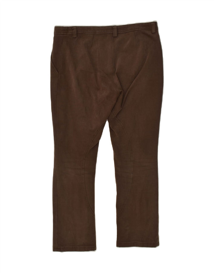 GF FERRE Womens Slim Chino Trousers IT 40 Small W26 L30  Brown Polyester Vintage GF Ferre and Second-Hand GF Ferre from Messina Hembry 