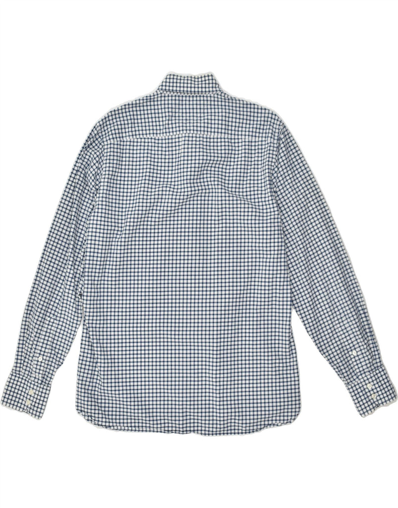 TOMMY HILFIGER Mens Shirt Medium Blue Check Cotton | Vintage Tommy Hilfiger | Thrift | Second-Hand Tommy Hilfiger | Used Clothing | Messina Hembry 