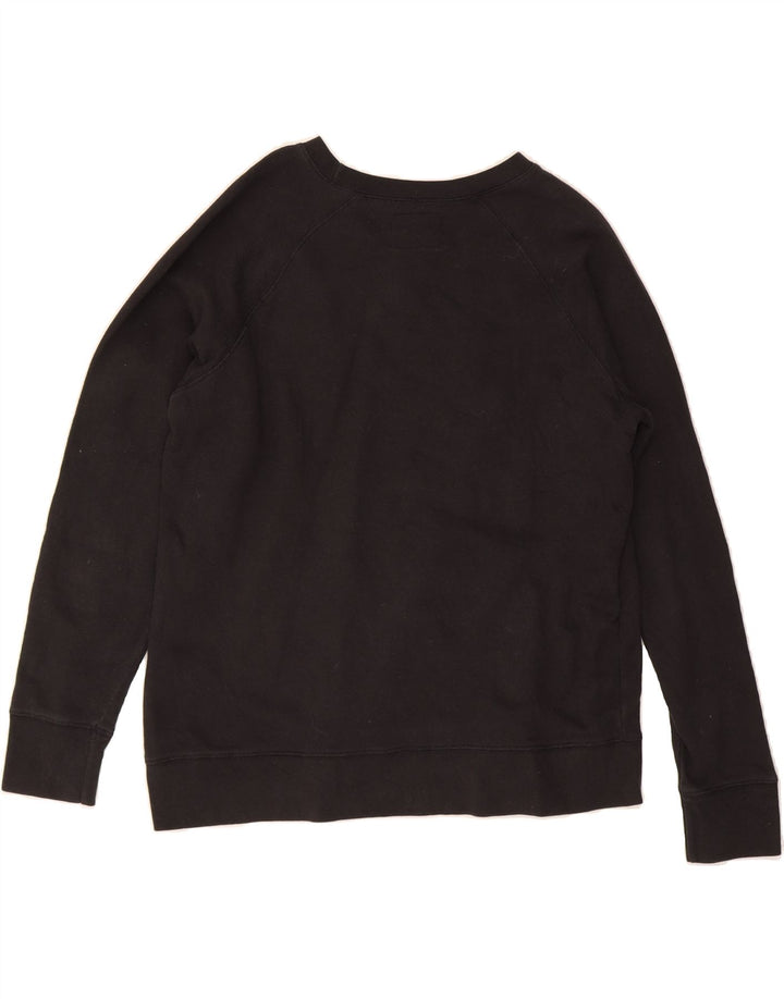 CHAMPION Womens Sweatshirt Jumper UK 16 Large Black Cotton Vintage Champion and Second-Hand Champion from Messina Hembry 