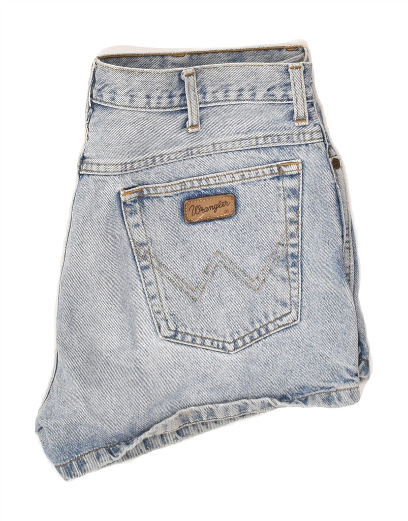 WRANGLER Womens Denim Shorts W36 Largr Blue Cotton | Vintage Wrangler | Thrift | Second-Hand Wrangler | Used Clothing | Messina Hembry 