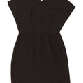 Reiss Womens A-Line Dress UK 14 Large Black Polyester