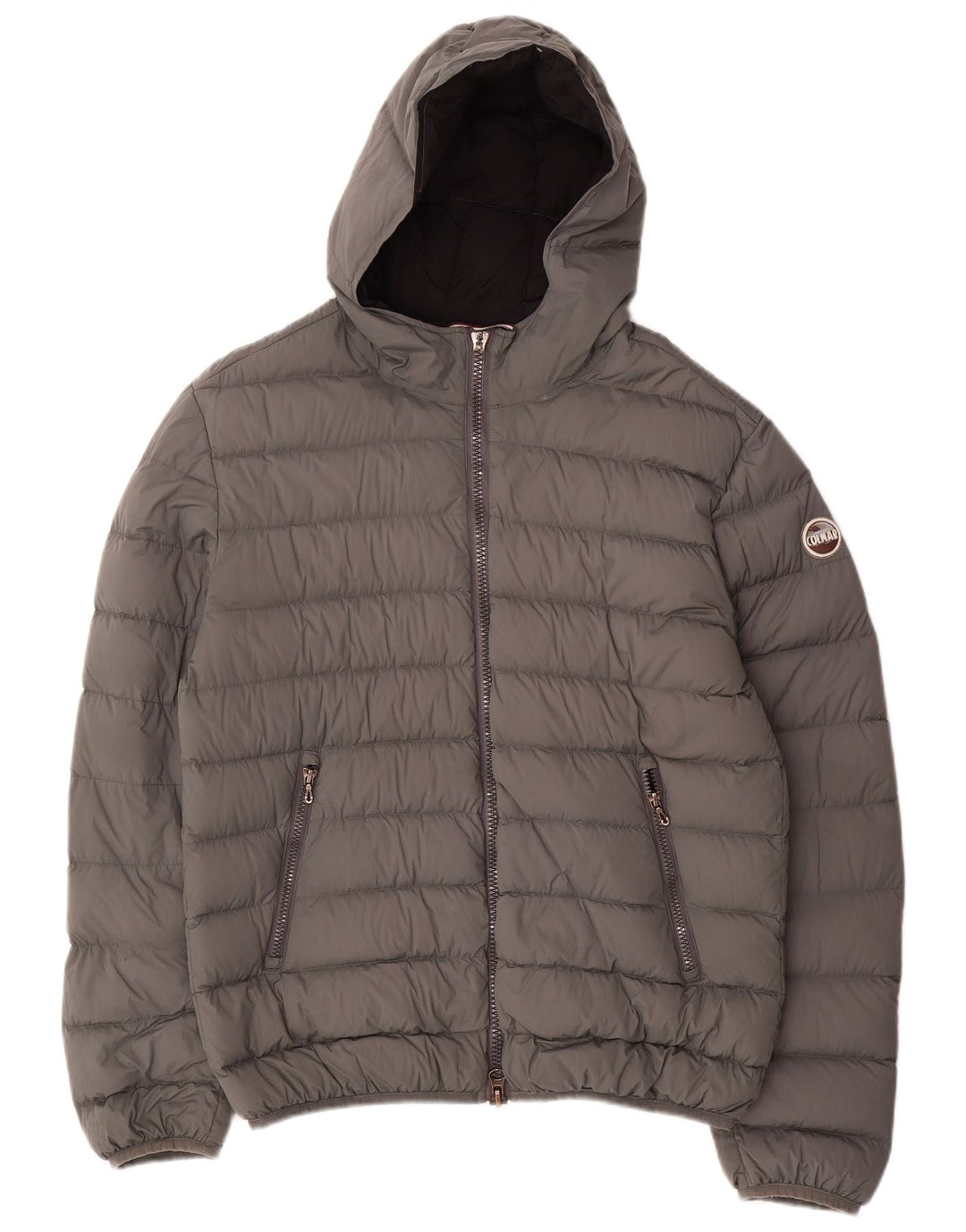 Colmar Mens Hooded Padded Jacket IT 48 Medium Grey