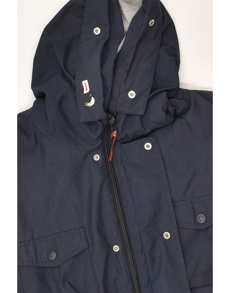 TIMBERLAND Boys Hooded Utility Jacket 11-12 Years Navy Blue Polyester | Vintage Timberland | Thrift | Second-Hand Timberland | Used Clothing | Messina Hembry 