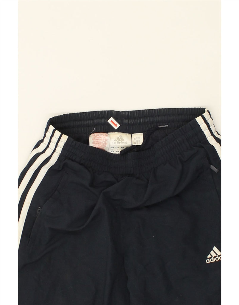 ADIDAS Boys Tracksuit Trousers 11-12 Years Navy Blue | Vintage Adidas | Thrift | Second-Hand Adidas | Used Clothing | Messina Hembry 