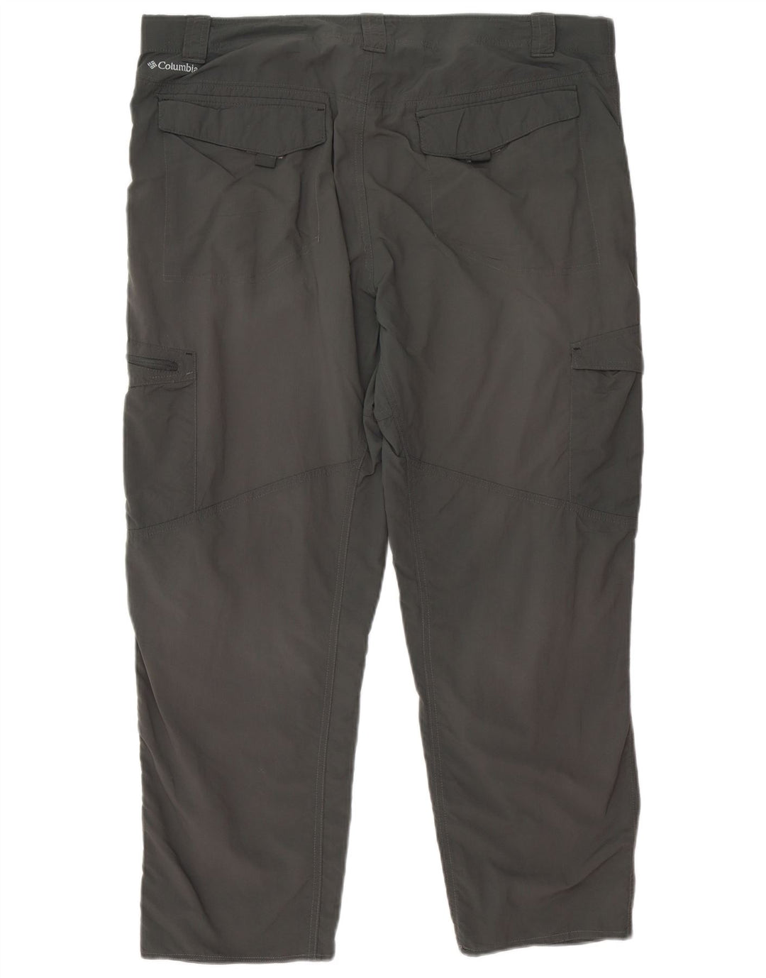 Columbia Mens Omni-Shade Straight Cargo Trousers W38 L27 Grey Polyester