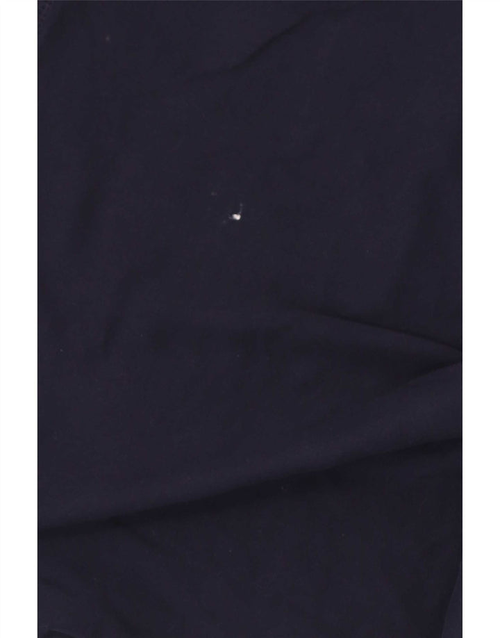 Ralph Lauren Womens Riding Top Long Sleeve UK 12 Medium Navy Blue