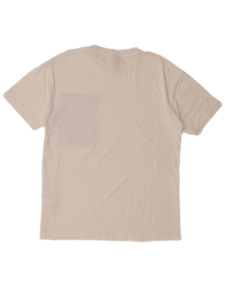 KAPPA Mens T-Shirt Top Medium White Cotton