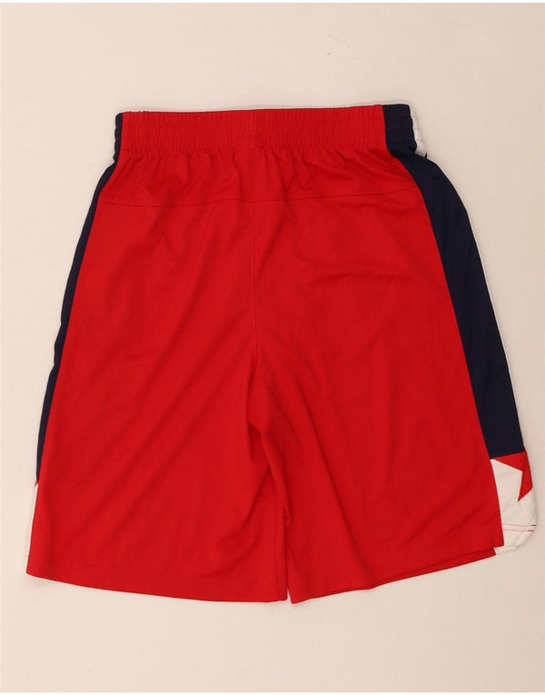 Adidas Boys Washington Wizards Sport Shorts 13-14 Years Red Colourblock