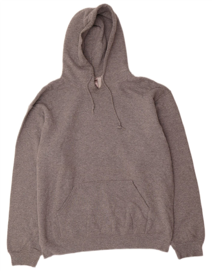 RUSSELL ATHLETIC Mens Hoodie Jumper Large Grey