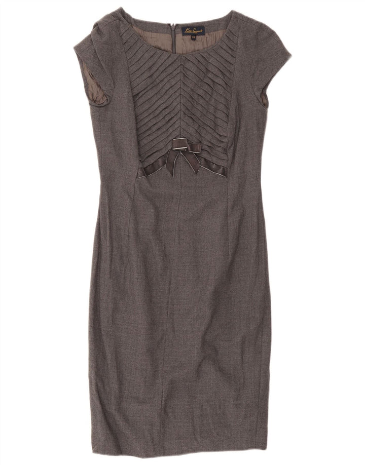 Luisa Spagnoli Womens Sheath Dress IT 42 Medium Grey