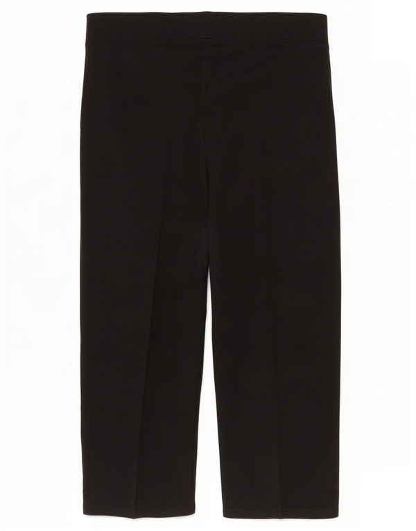 Marks & Spencer Womens Capri Leggings UK 16 Large Black Cotton