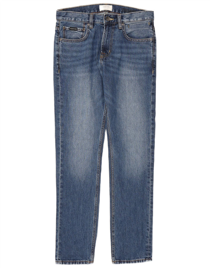 Quiksilver Mens Slim Jeans W30 L32 Blue Cotton