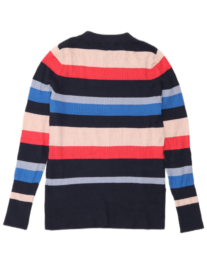 Marks & Spencer Womens Crew Neck Jumper Sweater UK 10 Small Multicoloured