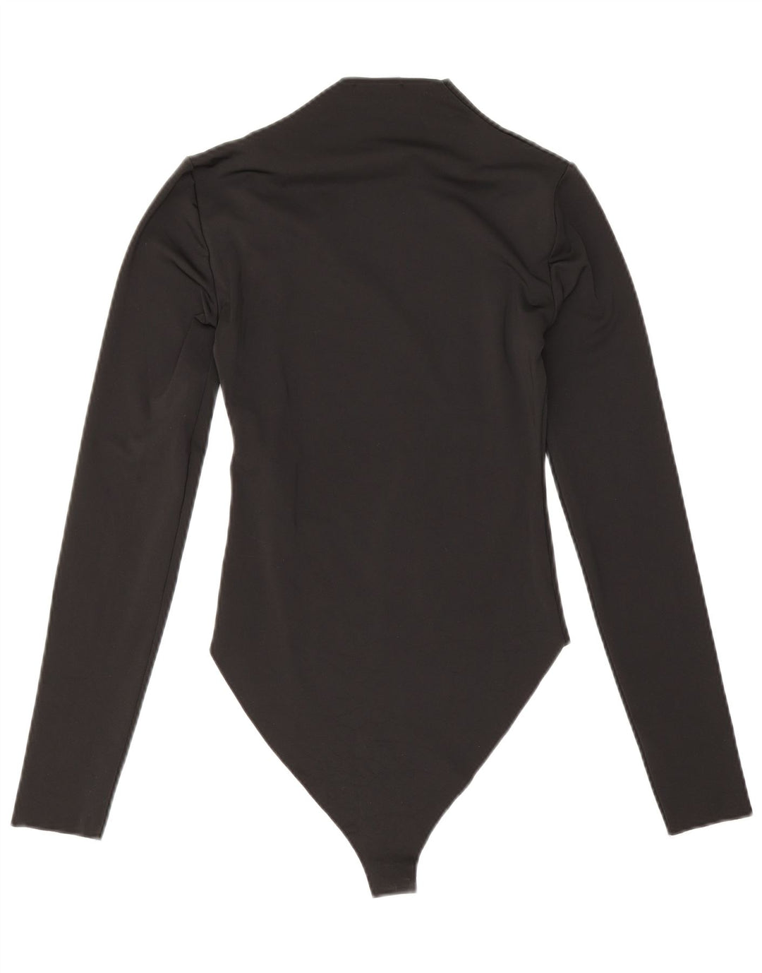 Zara Womens Long Sleeve Bodysuit UK 8 Small Black Polyester