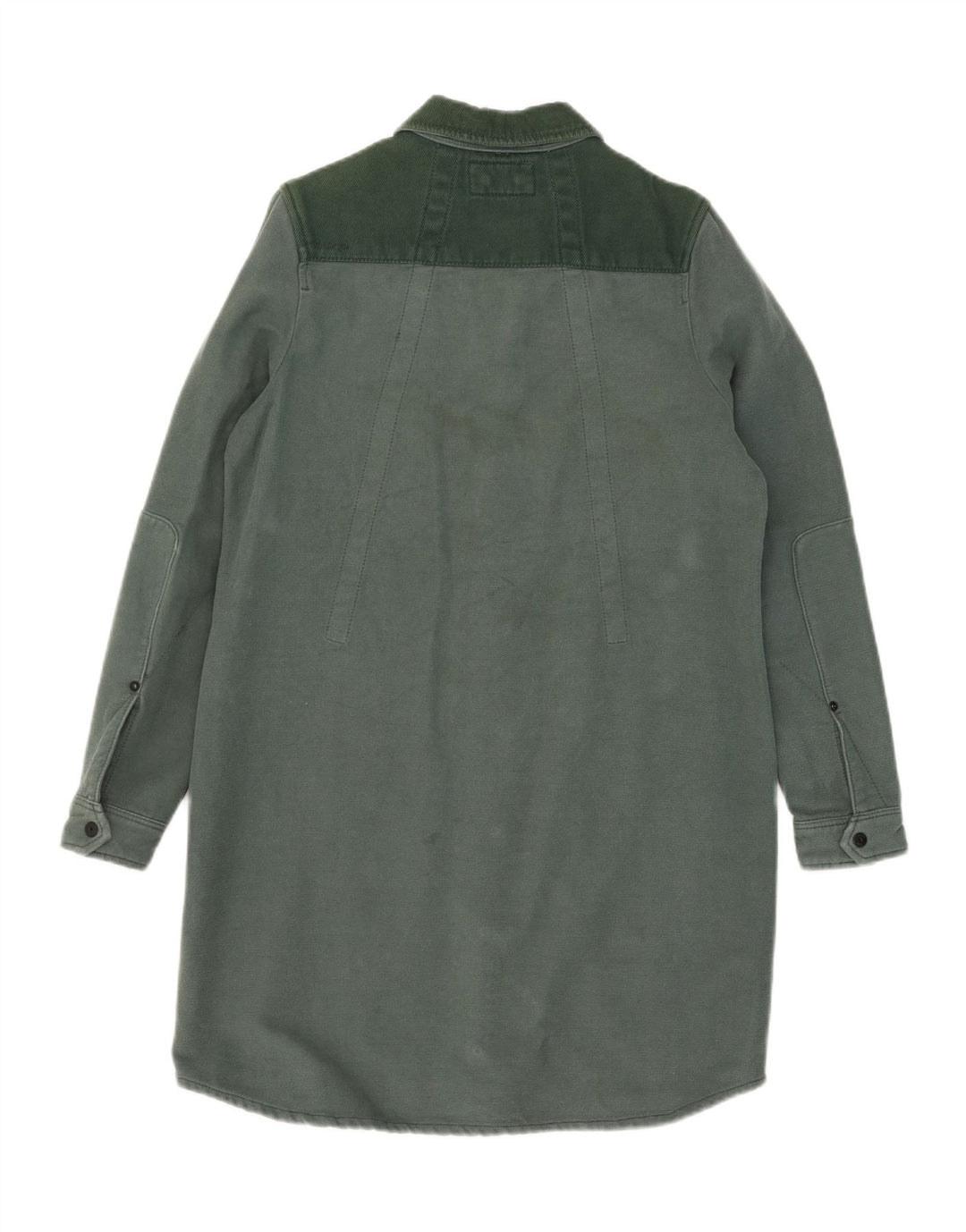 G-Star Mens Denim Shirt Small Green Cotton