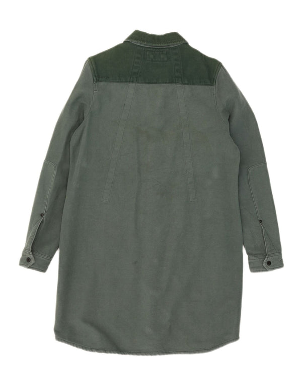 G-Star Mens Denim Shirt Small Green Cotton