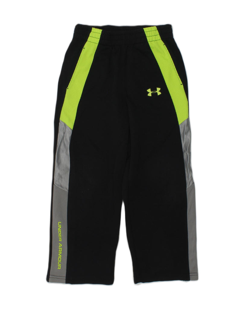 UNDER ARMOUR Boys Tracksuit Trousers 4-5 Years Black Polyester | Vintage Under Armour | Thrift | Second-Hand Under Armour | Used Clothing | Messina Hembry 