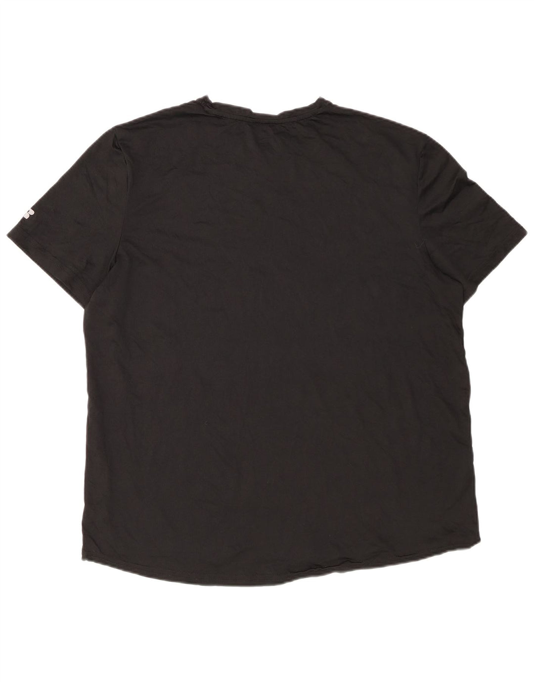 RUSSELL ATHLETIC Mens Dri-Power T-Shirt Top XL Black Polyester
