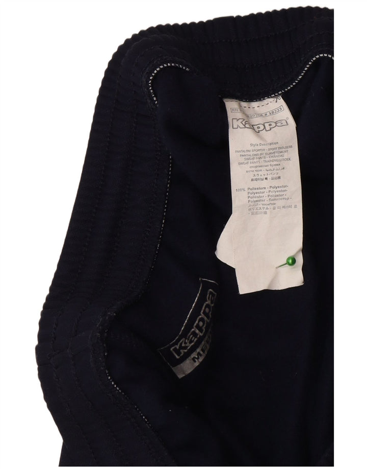 Kappa Mens Capri Tracksuit Trousers Medium  Navy Blue Polyester