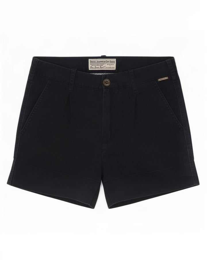 Diesel Womens Chino Shorts W26 Small Navy Blue Cotton