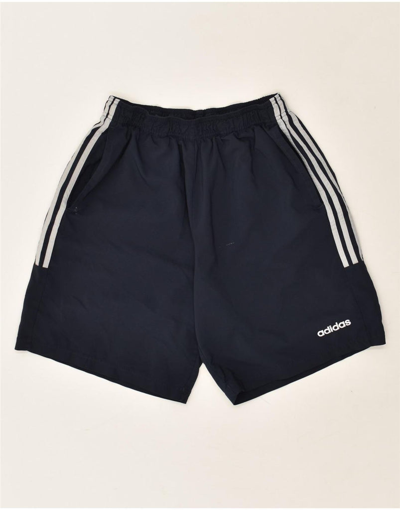 ADIDAS Mens Sport Shorts XS Navy Blue Polyester | Vintage Adidas | Thrift | Second-Hand Adidas | Used Clothing | Messina Hembry 