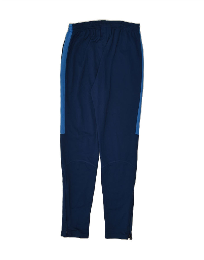 NIKE Boys Dri Fit Tracksuit Trousers 10-11 Years Medium Blue Polyester | Vintage Nike | Thrift | Second-Hand Nike | Used Clothing | Messina Hembry 