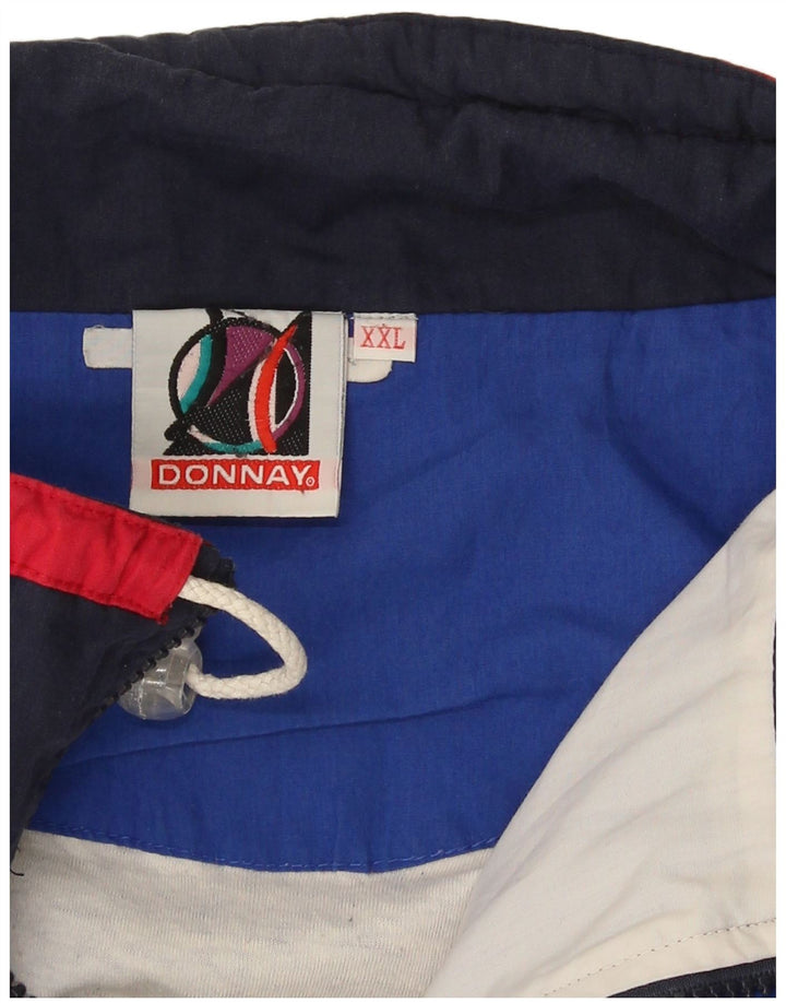 Donnay Mens Tracksuit Top Jacket 2XL Blue Colourblock