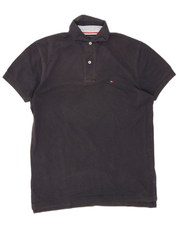 Tommy Hilfiger Mens Polo Shirt Small Navy Blue Cotton