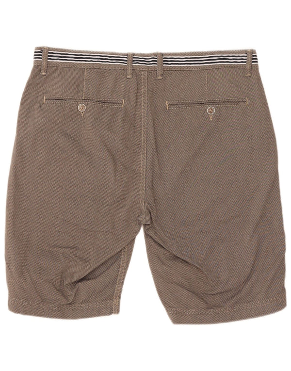 Daniel Hechter Mens Chino Shorts W35 Large Grey Cotton