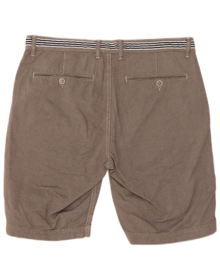 Daniel Hechter Mens Chino Shorts W35 Large Grey Cotton