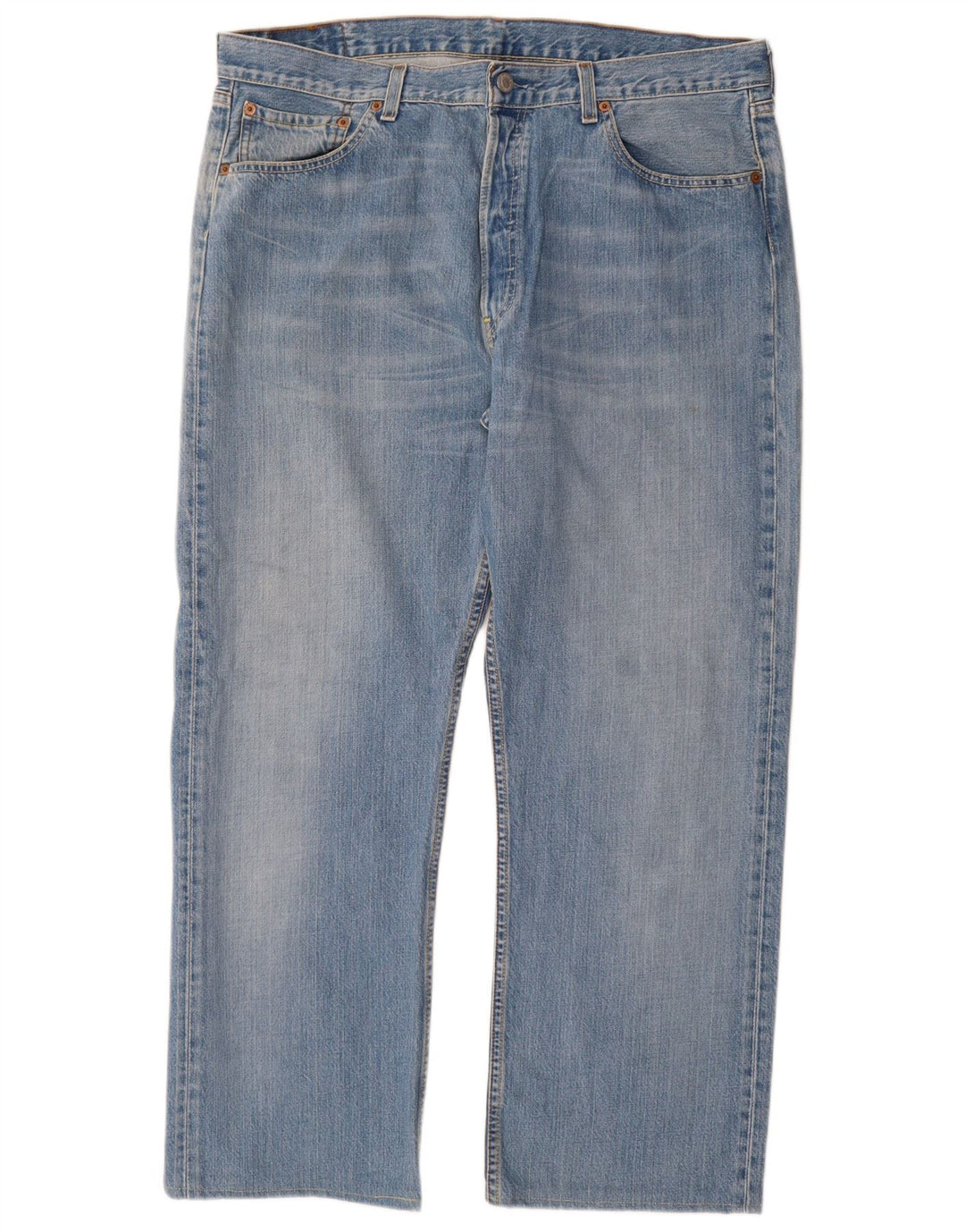 Levi's Mens 501 Straight Jeans W38 L28 Blue Cotton