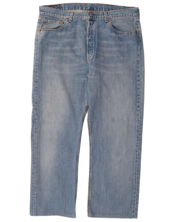 Levi's Mens 501 Straight Jeans W38 L28 Blue Cotton
