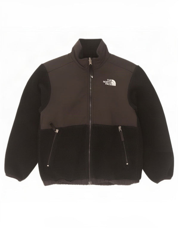 The North Face Boys Polartec Fleece Jacket 9-10 Years Medium Black