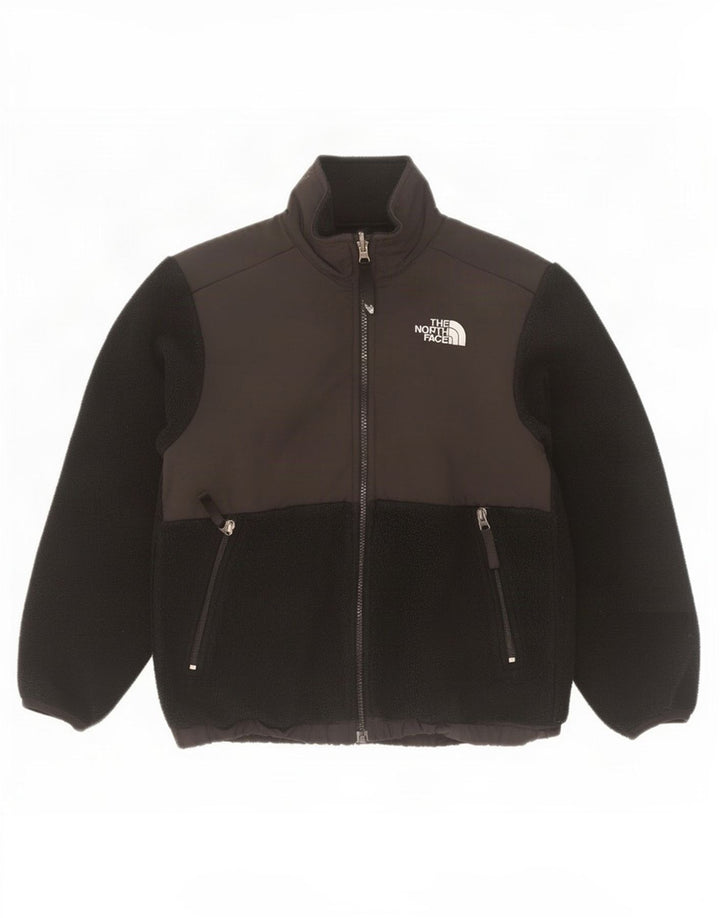 The North Face Boys Polartec Fleece Jacket 9-10 Years Medium Black