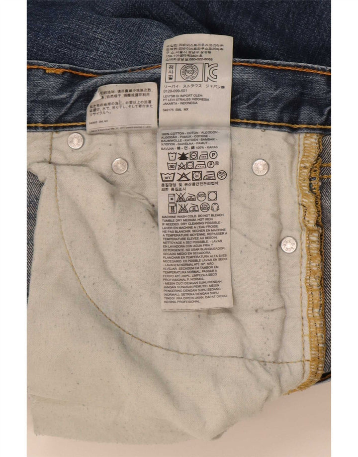 Levi's Mens 514 Straight Jeans W32 L32 Blue Cotton