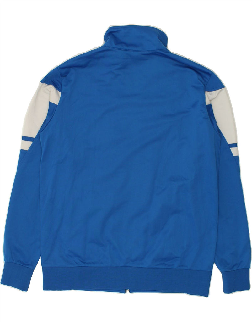 ASICS Mens Tracksuit Top Jacket Medium Blue Colourblock Polyester | Vintage Asics | Thrift | Second-Hand Asics | Used Clothing | Messina Hembry 