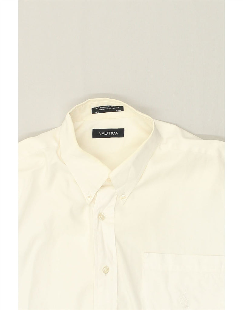 NAUTICA Mens Shirt Size 16 1/2 32/33 Large White Cotton | Vintage Nautica | Thrift | Second-Hand Nautica | Used Clothing | Messina Hembry 