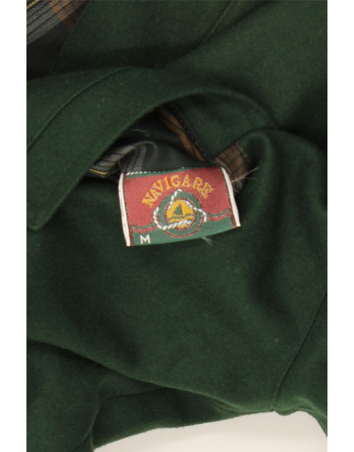Navigare Mens Reversible Jacket UK 38 Medium Green Wool