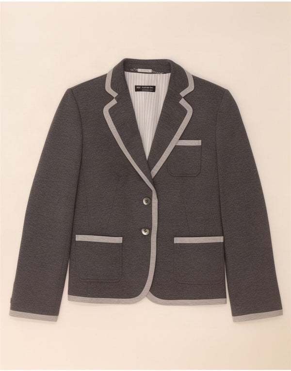 Marks & Spencer Womens Autograph 2 Button Blazer Jacket UK 14 Large Grey
