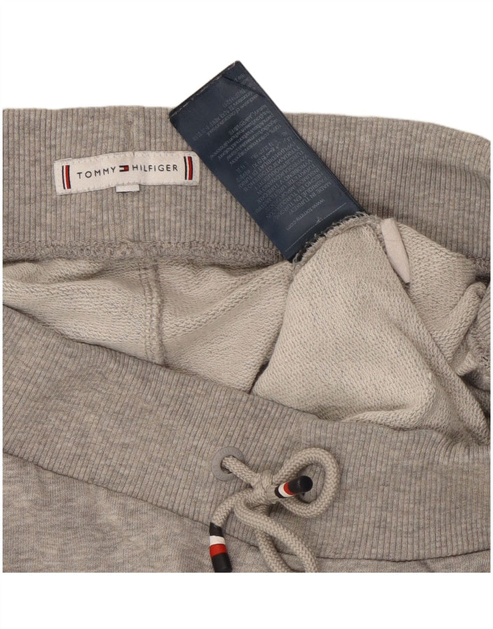 Tommy Hilfiger Mens Graphic Tracksuit Trousers Joggers Medium Grey Cotton