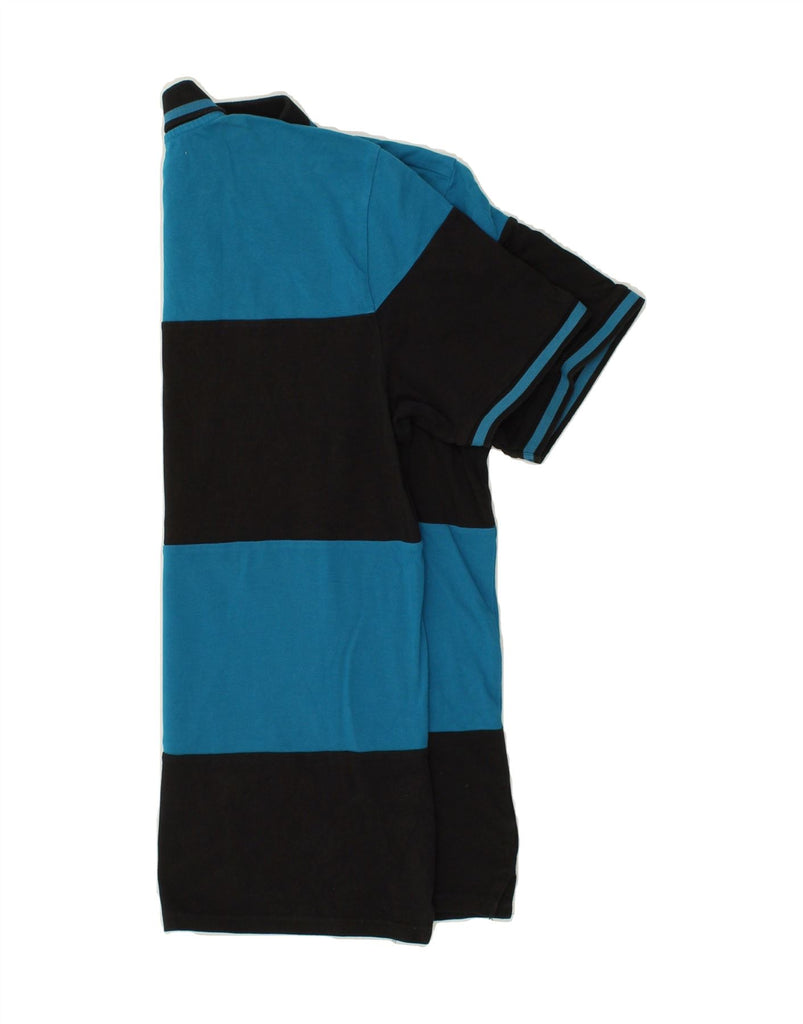 UMBRO Mens Polo Shirt XL Blue Striped | Vintage Umbro | Thrift | Second-Hand Umbro | Used Clothing | Messina Hembry 