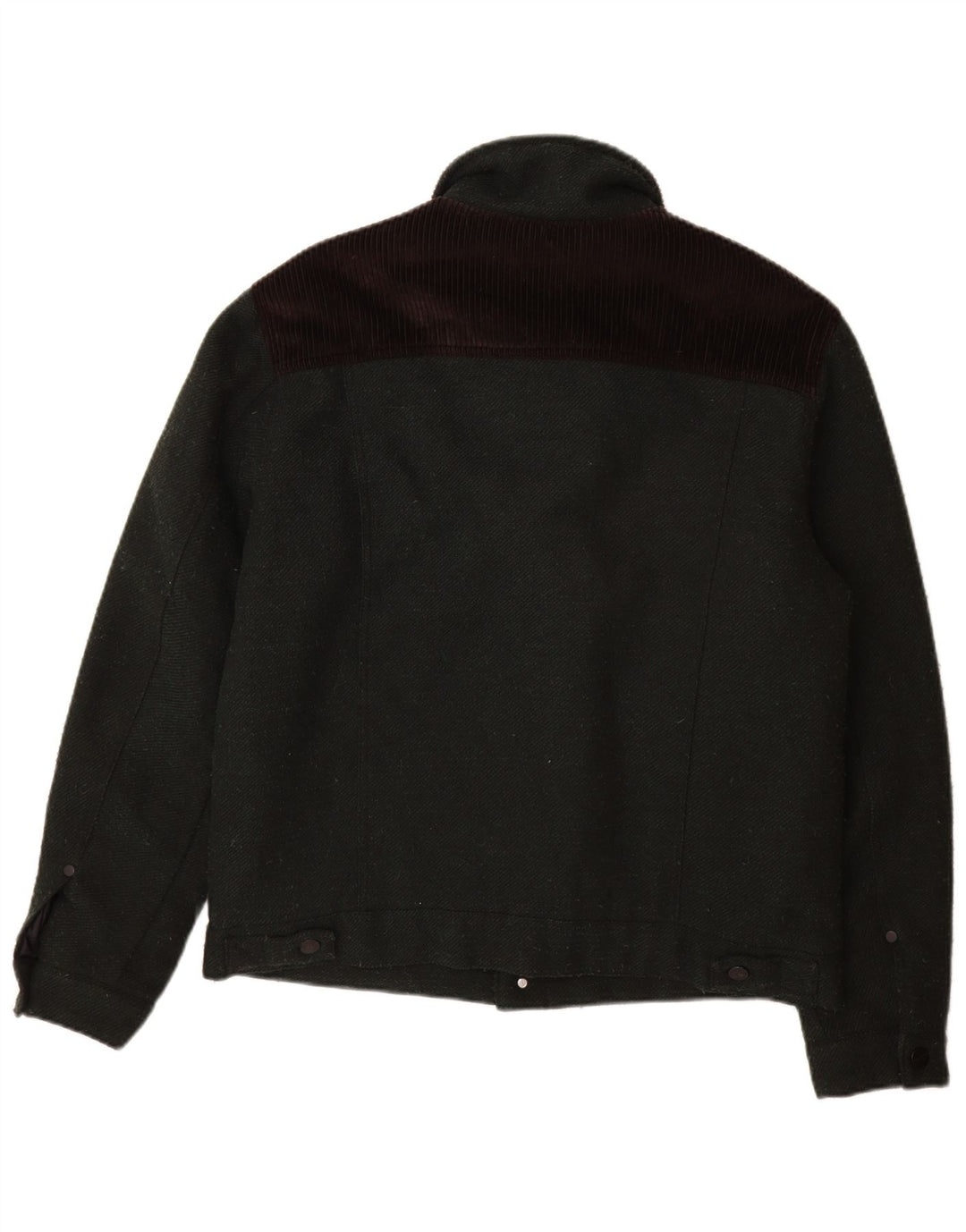 Wrangler Mens Utility Jacket UK 40 Large Green Colourblock Polyester