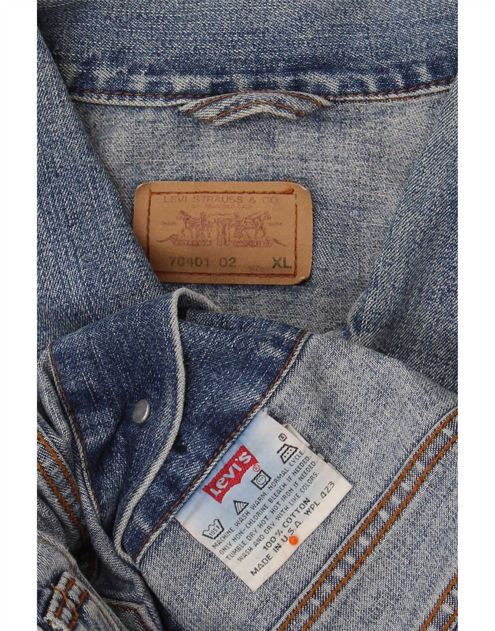 Levi's Boys Denim Jacket 10-11 Years XL Blue Cotton