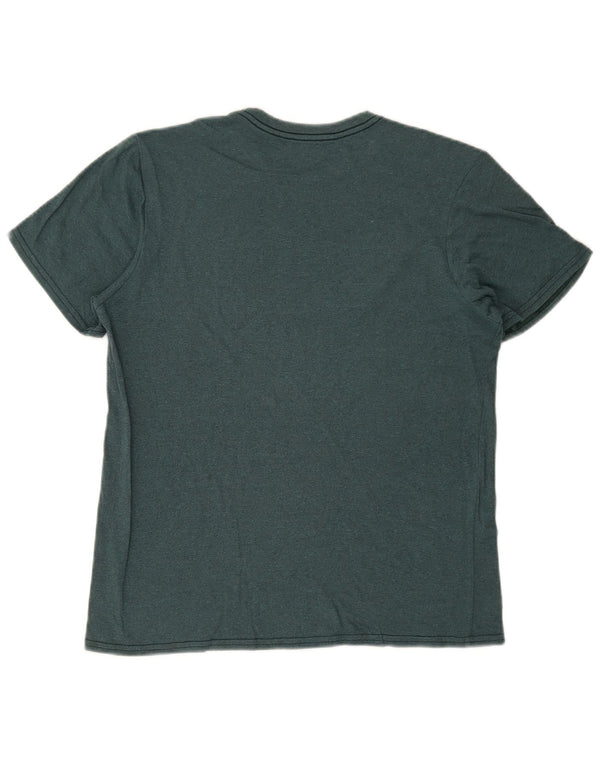 Volcom Mens Modern Fit Graphic T-Shirt Top Medium Green Cotton
