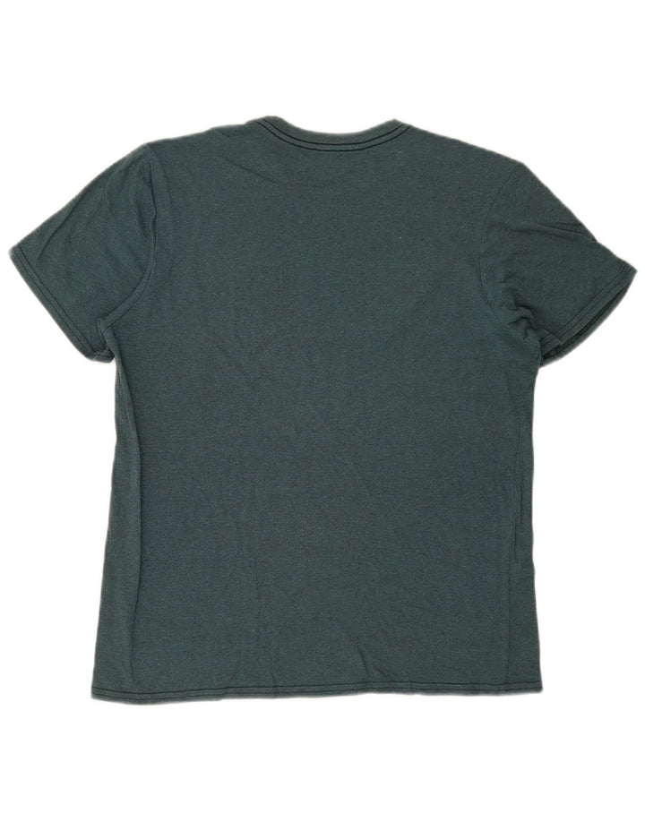 Volcom Mens Modern Fit Graphic T-Shirt Top Medium Green Cotton